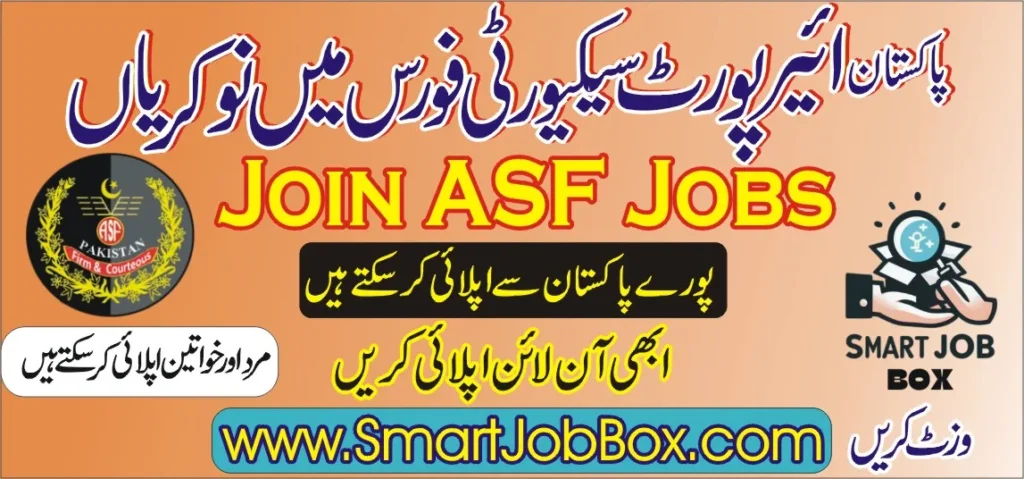 ASF jobs 2024 apply online apply