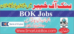 Bank of khyber bok jobs 2024 last date