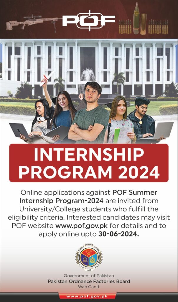 Pof internship 2024 registration